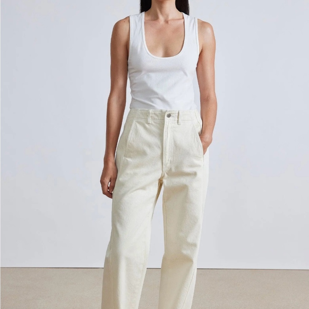 Apiece Apart Meridian Pant Ecru